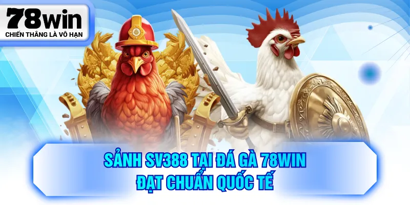 Sảnh SV388 tại đá gà 78WIN đạt chuẩn quốc tế
